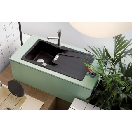 Kuchyňský dřez Schock Waterfall D-100 Bronze, spodní montáž