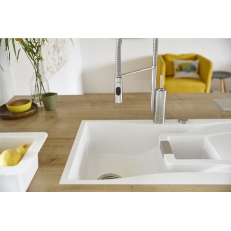 Kuchyňský dřez Schock Waterfall D-150 Silverstone, spodní montáž