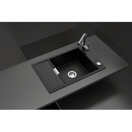 Kuchyňský dřez Schock Mono D-100XS Magnolia + krájecí deska a mřížka, horní montáž