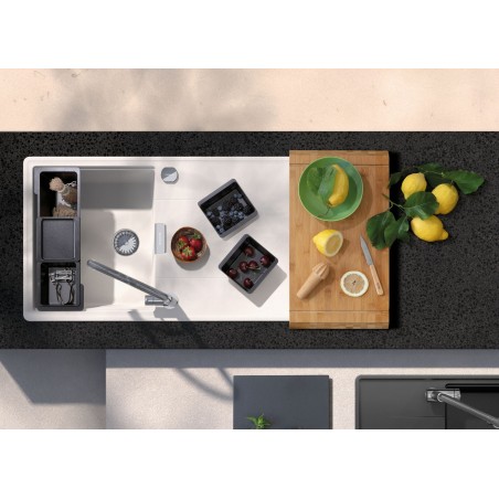 Kuchyňský dřez Schock Tia D-100 Polaris + sada misek, horní montáž