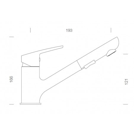 Kuchyňská baterie Schock Daja.120 Nero