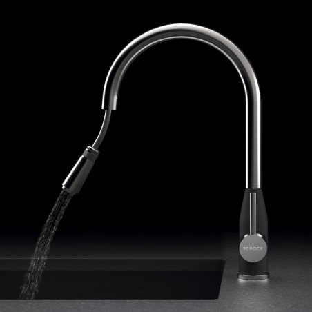 Kuchyňská baterie Schock Kavus.120 Gunmetal