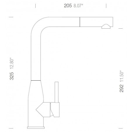 Kuchyňská baterie Schock Keto.120 Měď