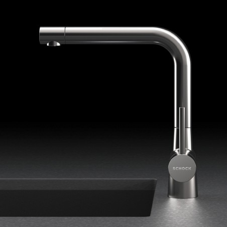 Kuchyňská baterie Schock Laios Gunmetal