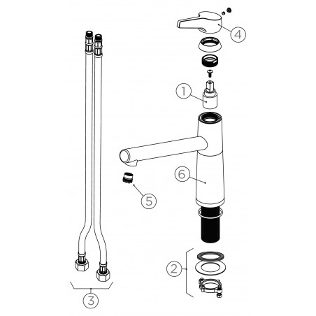 Kuchyňská baterie Schock SC-510 Magma