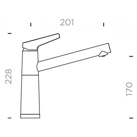 Kuchyňská baterie Schock SC-510 NT Stone, beztlaková