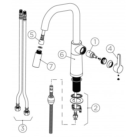 Kuchyňská baterie Schock SC-530.120 Nero