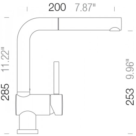 Kuchyňská baterie Schock Piega.120 Stone