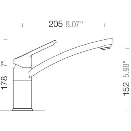 Kuchyňská baterie Schock SC-90 Onyx