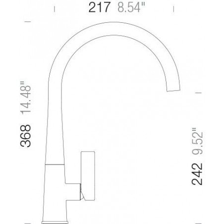 Kuchyňská baterie Schock Gota Chrom
