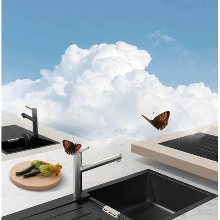 Kuchyňská baterie Schock Altos Nerez, beztlaková