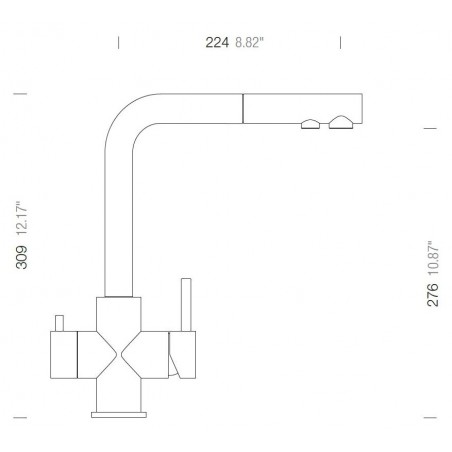 Kuchyňská baterie Schock Vitus.120 Puro