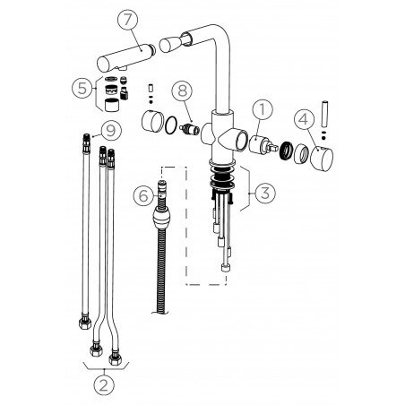 Kuchyňská baterie Schock Vitus.120 Puro