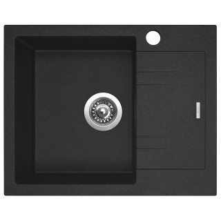 Kuchyňský dřez Sinks Linea 600 Granblack, levý