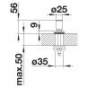 Táhlo excentrického ovládání Blanco Livia Chrom 521294 Táhlo excentrického ovládání Blanco Livia Chrom 521294