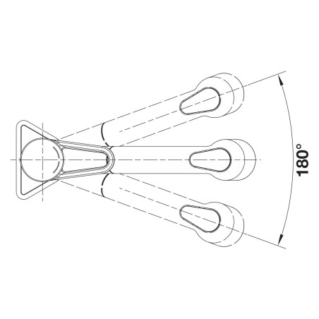 Kuchyňská baterie Blanco Wega II-S Chrom/Bílá