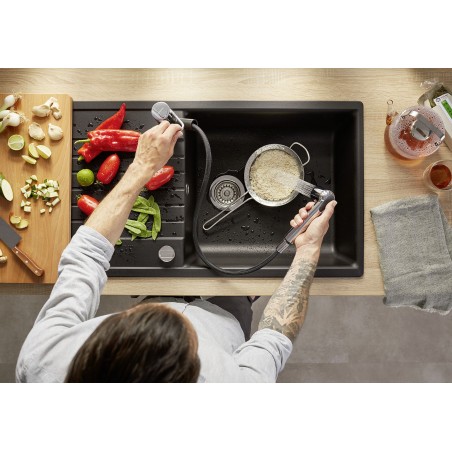 Kuchyňská baterie Blanco Wega II-S Chrom/Bílá