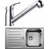 Set Blanco 06 - B (dřez Flex Pro 45 S Přírodní lesk + baterie Daras-S Chrom) Set Blanco 06 - B (dřez Flex Pro 45 S Přírodní lesk + baterie Daras-S Chrom)