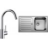Set Blanco 06 - C (dřez Flex Pro 45 S Přírodní lesk + baterie Mida Chrom) Set Blanco 06 - C (dřez Flex Pro 45 S Přírodní lesk + baterie Mida Chrom)