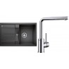 Set Blanco 11 - A (dřez Metra 45 S Antracit + baterie Mila Chrom)