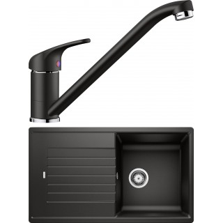 Set Blanco 10-A 25 (dřez Zia 5 S Černá + baterie Daras Černá)