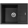 Kuchyňský dřez Sinks Amanda 650 NANO Nanoblack N6