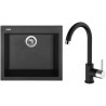 Set Sinks (dřez Cube 560 NANO Nanoblack N6 + baterie Mix 35 Nanoblack N6)