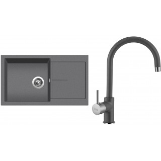 Set Sinks G14772 (dřez Infinity 860 Titanium 72 + baterie Vitalia Titanium 72)