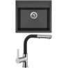 Set Sinks (dřez Solo 560 Pureblack 26 + baterie Enigma S Pureblack 26)