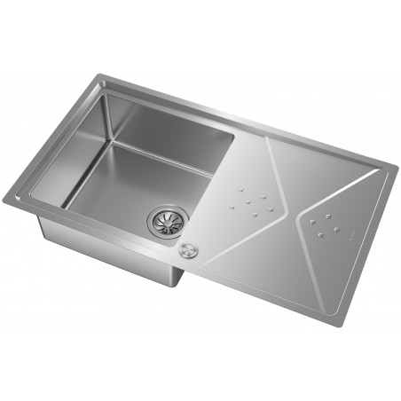 Kuchyňský dřez Teka Brooklyn 50 M-XP 1B 1D Nerez