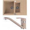 Set Alveus (dřez Cadit 70 Beige 55 + baterie Nina Beige 55)
