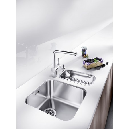 Kuchyňský dřez Blanco Supra 340-U Kartáčovaný, s táhlem Kuchyňský dřez Blanco Supra 340-U Kartáčovaný, s táhlem