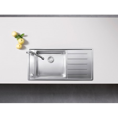Kuchyňský dřez Blanco Andano XL 6 S-IF, s excentrem a miskou, levý