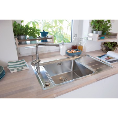 Kuchyňský dřez Blanco Andano XL 6 S-IF Compact, s excentrem, levý