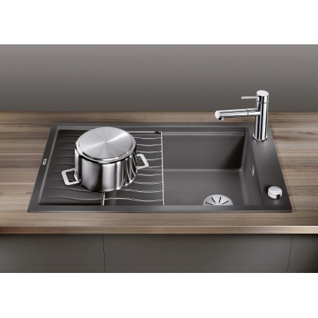 Kuchyňský dřez Blanco Elon XL 8 S, s odkapávací mřížkou, Šedá skála