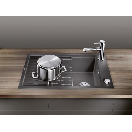 Kuchyňský dřez Blanco Elon XL 6 S, s odkapávací mřížkou, Šedá skála