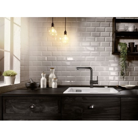 Kuchyňský dřez Blanco Palona 6 Magnolie lesklá, s táhlem Kuchyňský dřez Blanco Palona 6 Magnolie lesklá, s táhlem