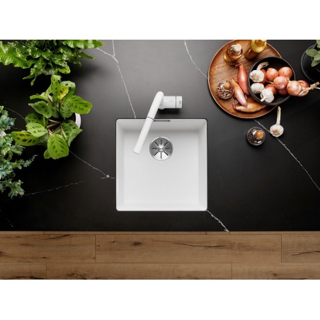 Kuchyňský dřez Blanco Subline 400-U Černá, bez táhla