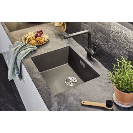 Kuchyňský dřez Blanco Subline 500-U Černá, bez táhla