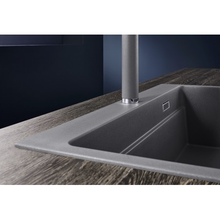 Kuchyňský dřez Blanco Etagon 8 Černá, bez excentru