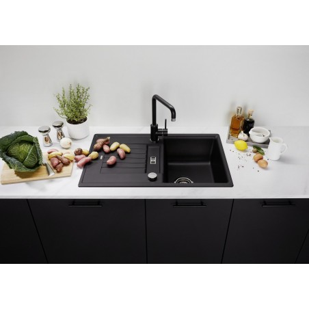 Kuchyňský dřez Blanco Zia 45 S Černá, bez excentru