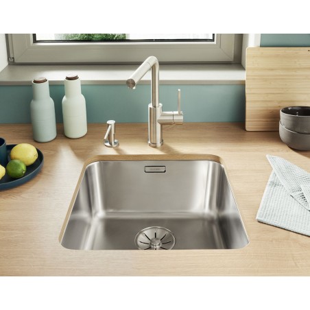 Kuchyňský dřez Blanco Solis 400-U, kartáčovaný