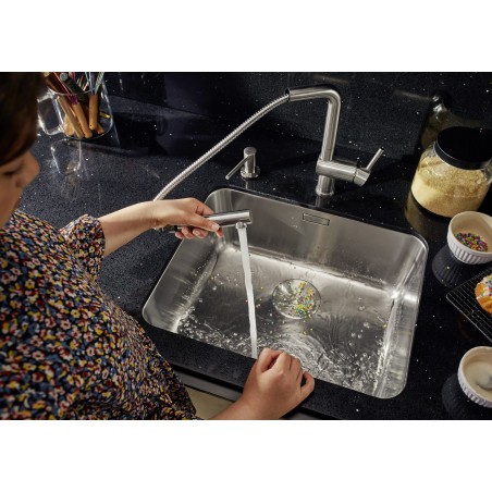 Kuchyňský dřez Blanco Solis 500-U, kartáčovaný