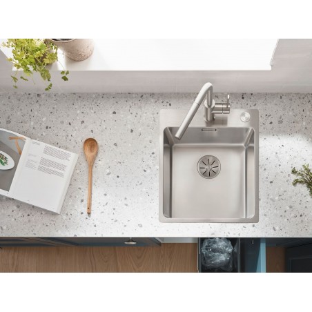 Kuchyňský dřez Blanco Andano 400-IF/A, hedvábný lesk
