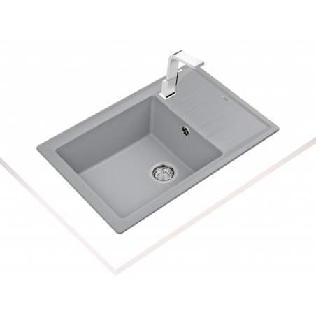 Kuchyňský dřez Teka Stone 60 S-TG Hliníkově šedá