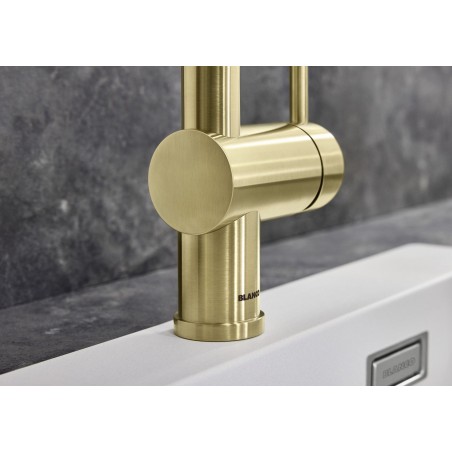 Kuchyňská baterie Blanco Linus Saténově zlatá