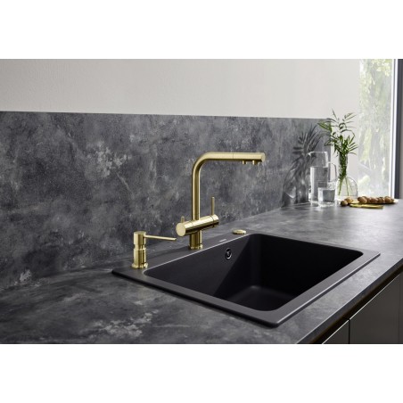 Kuchyňská baterie Blanco Fontas II Saténově zlatá