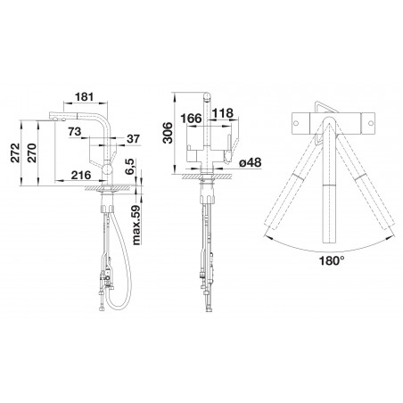 Kuchyňská baterie Blanco Fontas-S II Tartufo