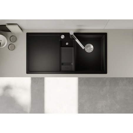 Kuchyňský dřez Blanco Collectis 6 S Antracit, s excentrem a miskou