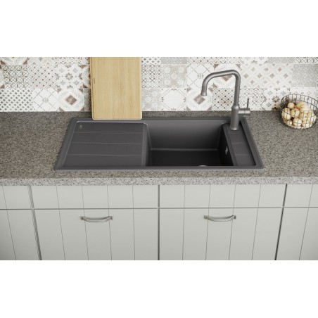 Kuchyňský dřez Blanco Faron XL 6 S Černá, bez excentru